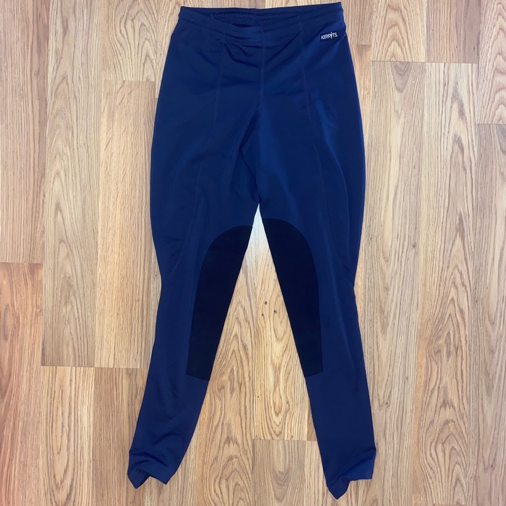 Kerrits Knee Patch Navy Blue Riding Breeches